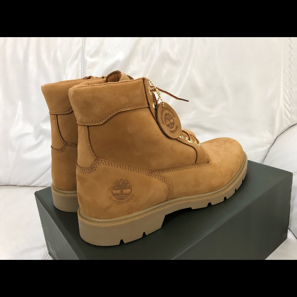 Timberland 6 Inch Boots Basic Wheat Waterproof New - Picture 5 of 7